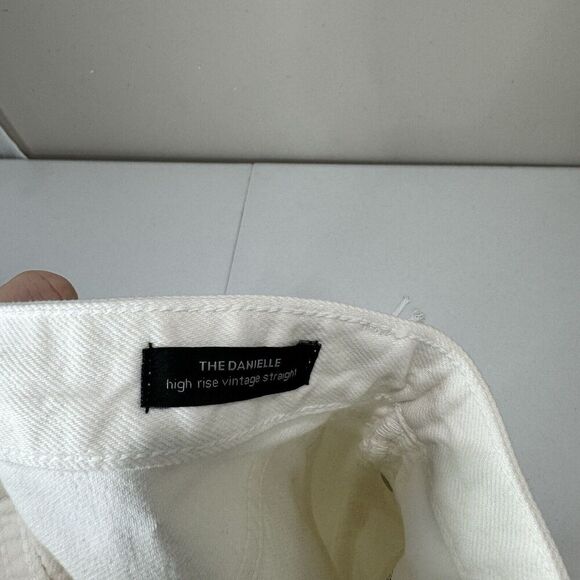 Joe's x Who What Wear Womens Jeans 26 White Danielle High Rise Vintage Straight - Picture 14 of 16
